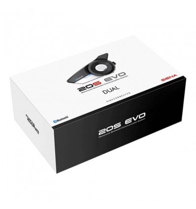 Interfono doppio da casco Bluetooth Sena 20S EVO alta qualità multitasking