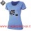 T-shirt manica corta da donna Tucano Urbano TU Code Lady piega azzurra solo XS e S