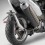 Coprimozzo Rizoma per portatarga monobraccio Yamaha T-Max 500 08-11 argento