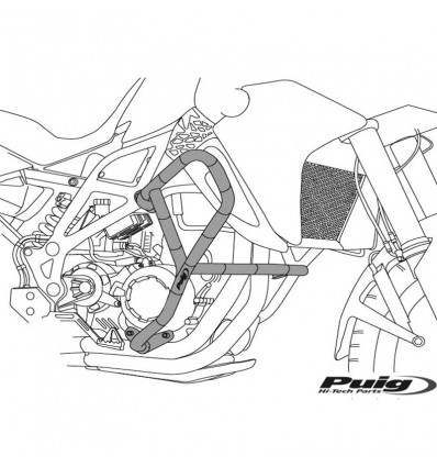 Paramotore tubolare Puig per Yamaha Tenere 700 dal 2019