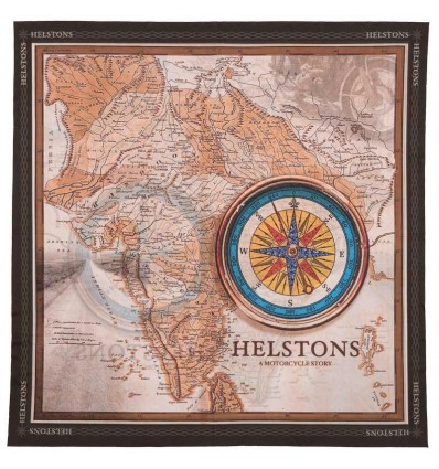 Foulard Helstons stampato grafica India