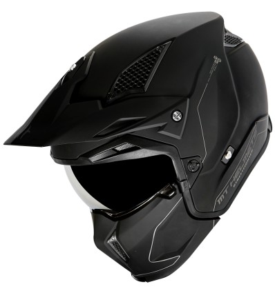 Casco MT Helmets Streetfighter SV , nero opaco