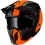 Casco MT Helmets Streetfighter SV , nero e arancione