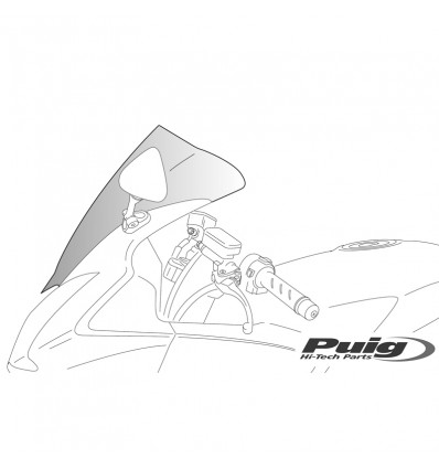 Cupolino Puig Racing per Kawasaki ZX-9R Ninja dal 2002, fumè scuro
