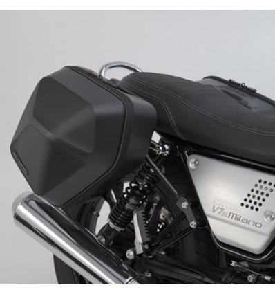 Set borse laterali più telai portaborse SW-Motech per Moto Guzzi V7 III dal 2016