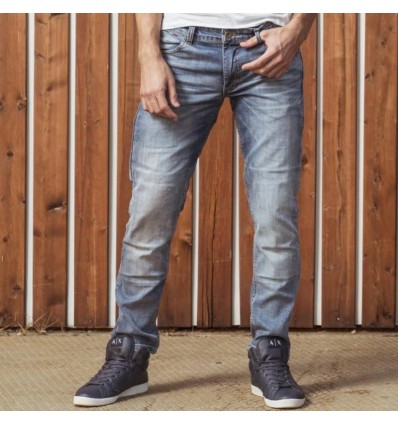 Pantalone jeans da moto Motto Italia con rinforzi in kevlar