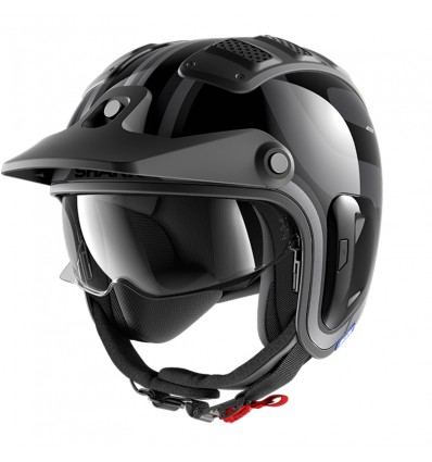Casco Shark Helmets X-Drak 2 Thrust-R grigio antracite e nero