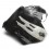Copriserbatoio Bagster per Honda XRV 750 Africa Twin 93-03 in similpelle nero, grigio acciaio e grigio chiaro