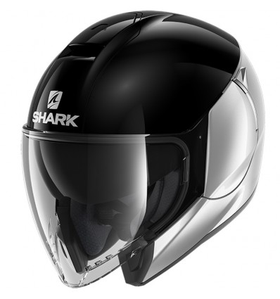 Casco Shark Helmets Citycruiser Dual nero e argento