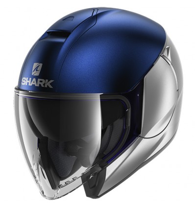Casco Shark Helmets Citycruiser Dual blu e argento