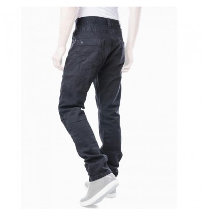 Pantalone jeans da moto Motto Gallante Nero con rinforzi in kevlar