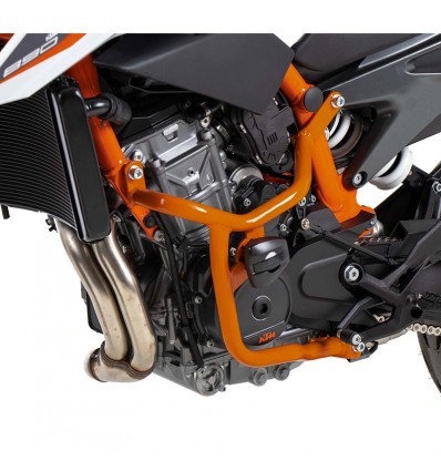Paramotore Hepco & Becker arancioni per KTM 390 Adventure dal 2020