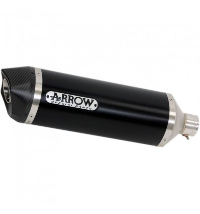 Terminale Arrow Race-Tech Alluminium Dark Carby per Benelli TRK 502