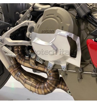 Protezione Carter destro per coperchio frizione Evotech su Ducati Streetfighter V4 dal 2019