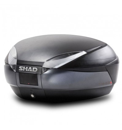 Bauletto Shad SH48 da 48 litri colore grigio e nero