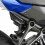 Copertura laterale Puig Carbon look per serbatoio fluido freni posteriore su Yamaha Tracer 700 e 900