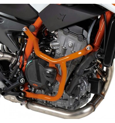 Paramotore Hepco & Becker arancio per KTM Duke 790 dal 2018