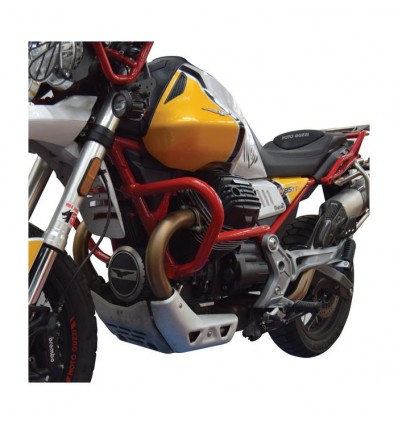 Paramotore Isotta per Moto Guzzi V85TT rosso