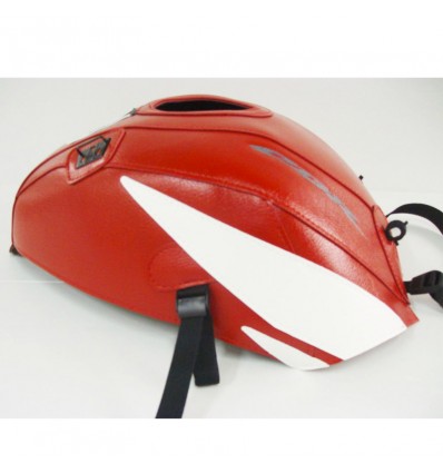 Copriserbatoio Bagster per Honda CBR 600RR 07-12 rosso e bianco