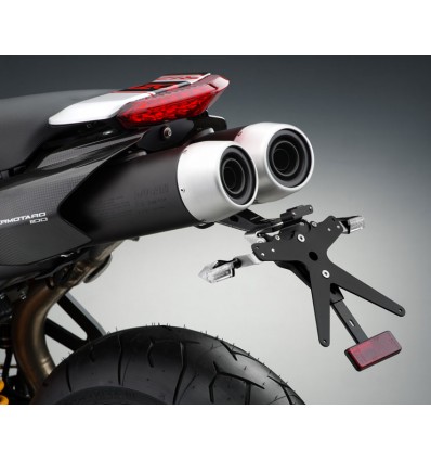Portatarga regolabile Rizoma Fox per Ducati Hypermotard 796 e 1100