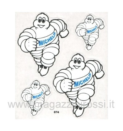 Set piccolo adesivi  4R Omino Michelin 1