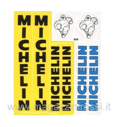 Set piccolo adesivi Omino Michelin 2