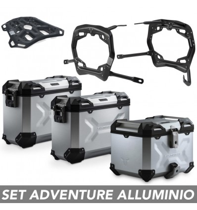 Set bagagli e telai SW-Motech Trax ADV litri alluminio per Ducati Multistrada 1260