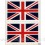 Set piccolo adesivi  4R bandiera GB
