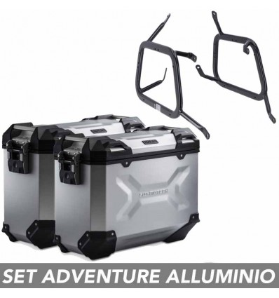 Kit valigie SW-Motech Trax Adv alluminio per Yamaha MT-07 Tracer,  Tracer 7