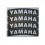 Adesivi speciali per pneumatici scritta Yamaha