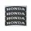 Adesivi speciali per pneumatici scritta Honda