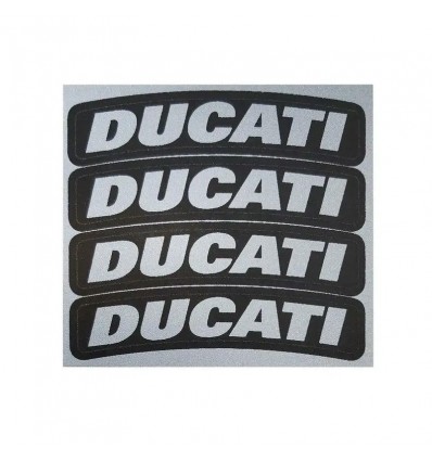 Adesivi speciali per pneumatici 4R scritta Ducati