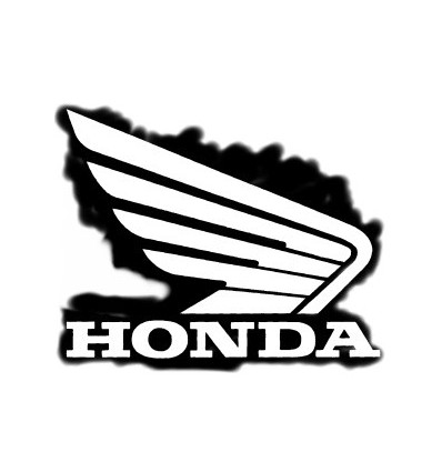 Adesivo ala Honda bianco cm 12