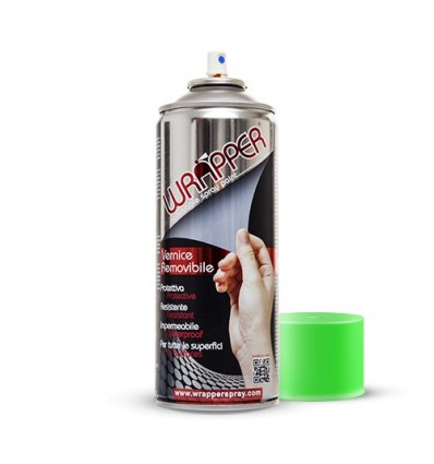 Pellicola spray per wrapping a rimozione facilitata verde fluo - Magazzini  Rossi