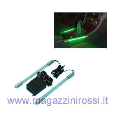 Coppia Mini neon 12volt 17cm verde