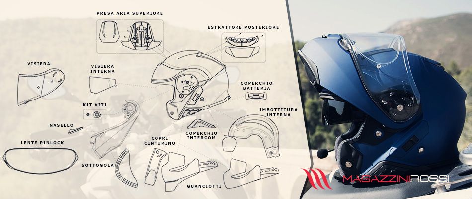 Accessori e ricambi originali Shoei per Neotec II