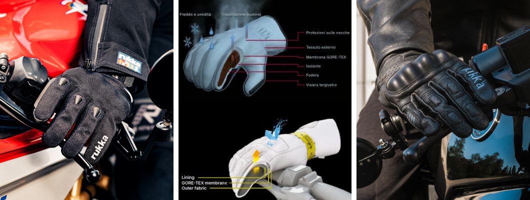 Guanti da moto Rukka