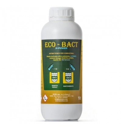 Additivo Eco Bact battericida per gasolio e diesel flacone da 1 lt