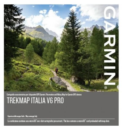 Mappa Garmin TrekMap Italia V6 Pro su micro SD