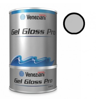 Vernice smalto Veneziani Gel Gloss Pro 0.75 lt. grigio autunno