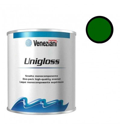 Vernice smalto Veneziani Unigloss 0,75 lt verde reef