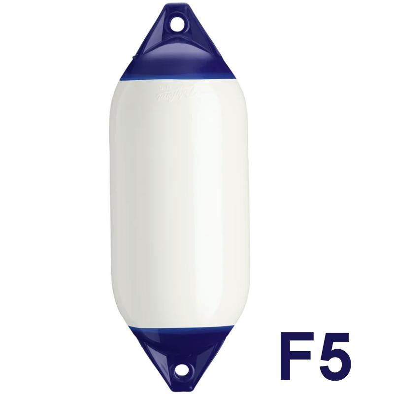 Parabordo in gomma Polyform misura F3 bianco e blu