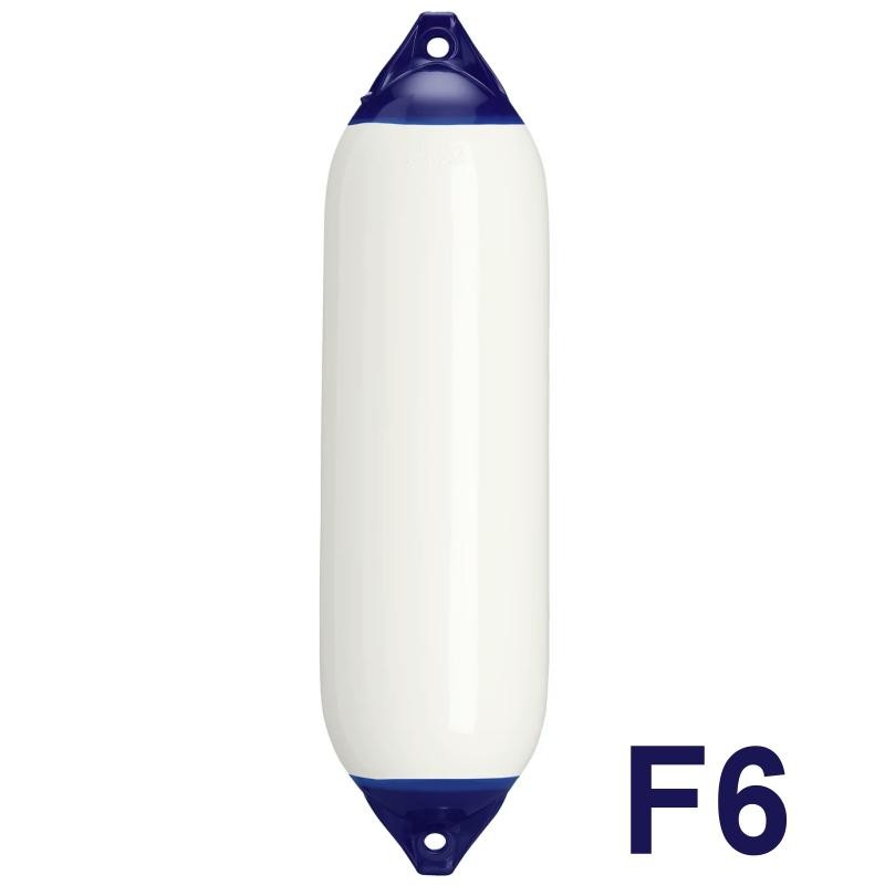 Parabordo in gomma Polyform misura F6 bianco e blu