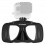 Maschera da sub e snorkeling Octomask predisposta GoPro lenti standard nera