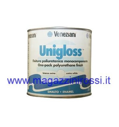 Vernice smalto Veneziani Unigloss 0,75 lt. blu atlantid