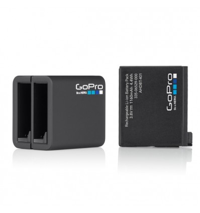 Carica batterie GoPro Dual Batery Charger per minicamere Hero4