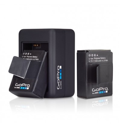 Carica batterie GoPro Dual Batery Charger per minicamere Hero3 e Hero3+