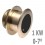 Trasduttore Garmin B175L CHIRP bronzo basso profilo TILT 0-7°
