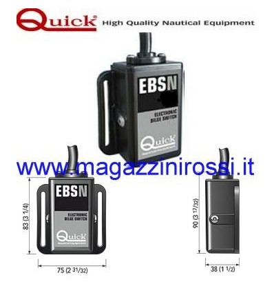 Interruttore elettronico per pompe di sentina Quick Nautical EBSN 15