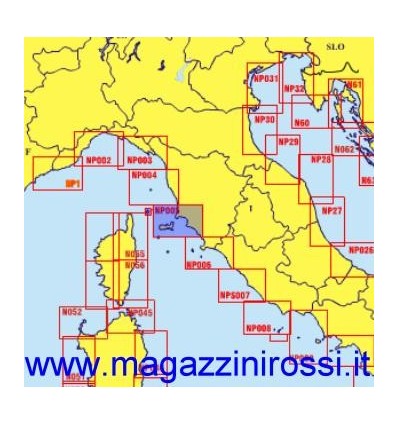 Carta Nautica Sea Way Zona NP005 M. di Castagneto - M. 
